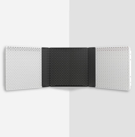 OmniWall 16" Corner Panel in white