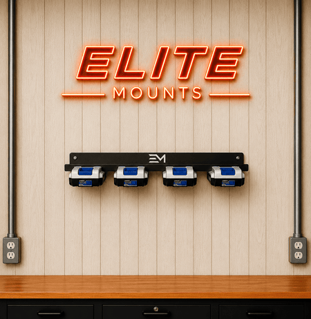 Elite Mounts 4-Battery Organizer compatible with Hart 20v, photo 6 of 6