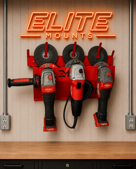 Elite Mounts 4.5in Angle Grinder Holder - Compatible with Milwaukee, photo 5 of 5