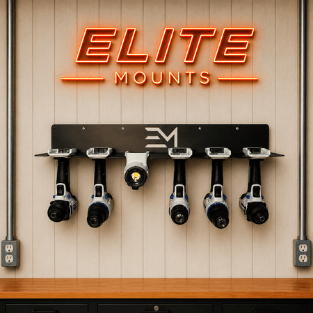 Elite Mounts 6-Slot Drill Organizer compatible with Hart 20v, photo 5 of 5