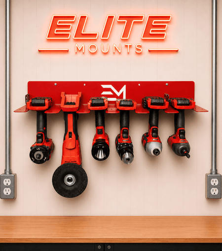 Elite Mounts 6-Slot Drill Organizer - Compatible with Milwaukee, photo 5 of 5