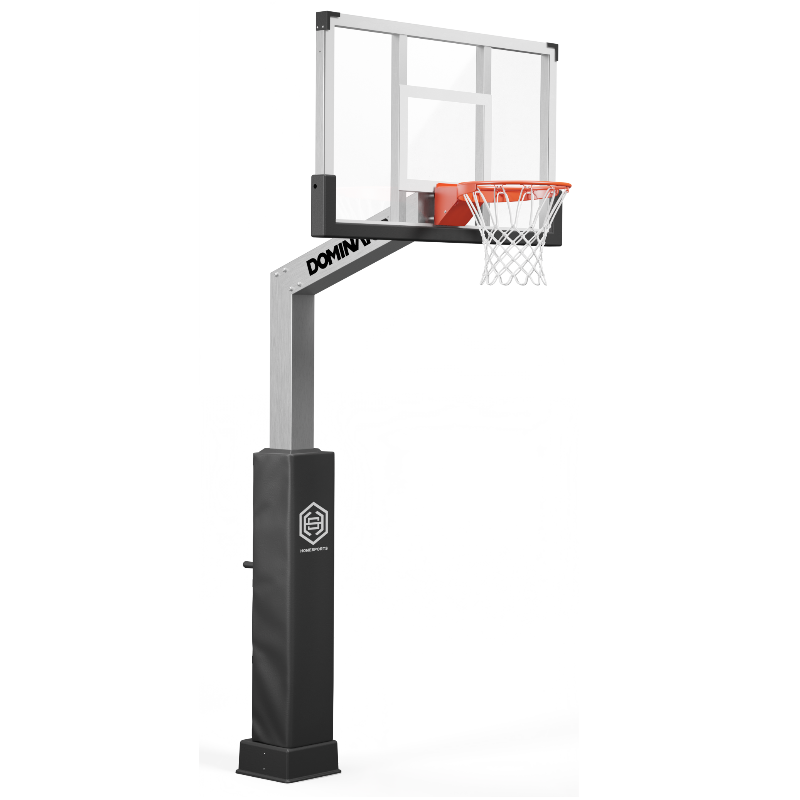 Dominator 60" Glass Backboard Adjustable Basketball Hoop
