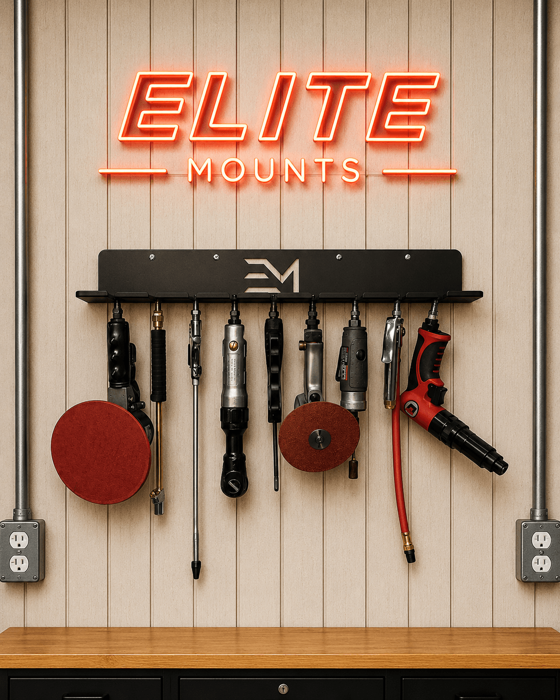 Elite Mounts Air Tool Organizer Shelf, photo 5 of 5