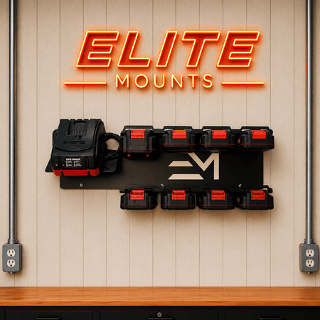 Elite Mounts Battery Organizer Charging Station compatible with Bauer 20v, photo 5 of 5