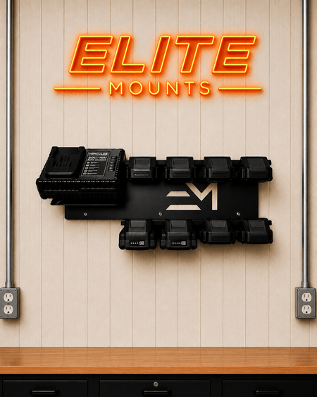 Elite Mounts Battery Organizer Charging Station compatible with Hercules 20v, photo 5 of 5