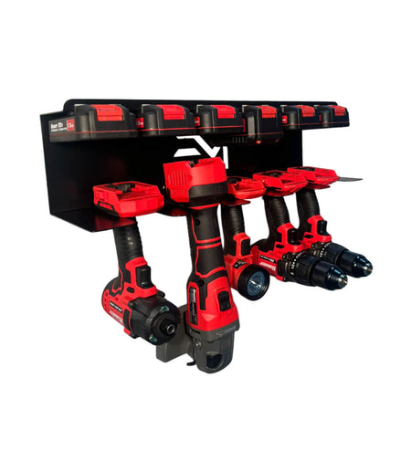 Drill and Battery Shelf compatible with Bauer 20V