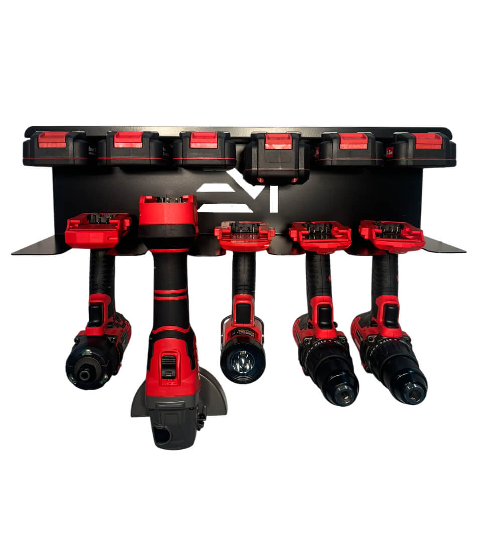 Drill and Battery Shelf compatible with Bauer 20V
