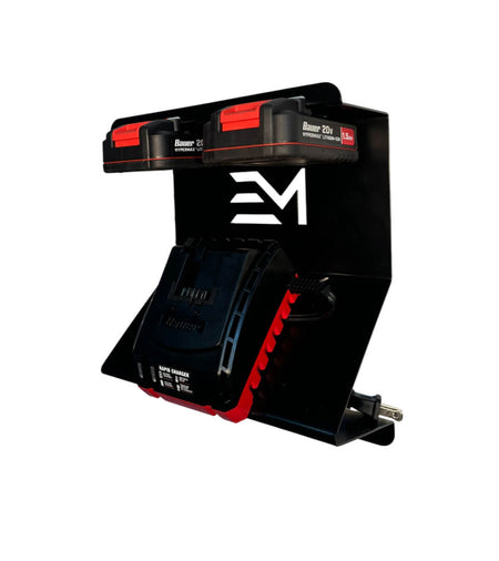 Charger and Battery Mount compatible with Bauer 20V