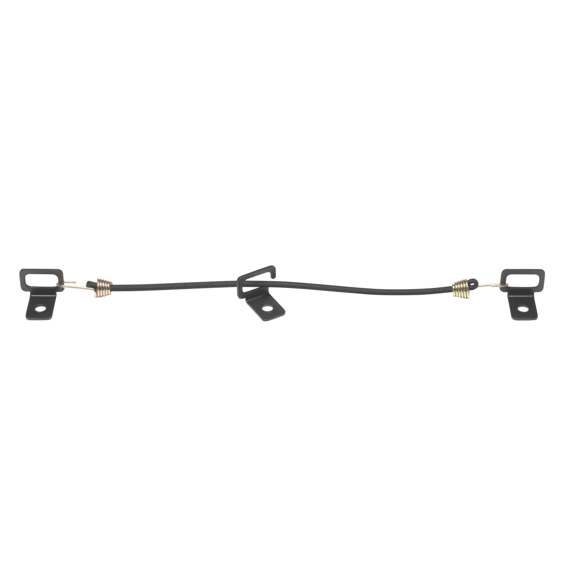 OmniWall 3 Piece Bungee Cord Set on steel slatwall