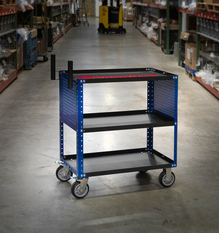 Heavy-Duty OmniCart Base Series in blue