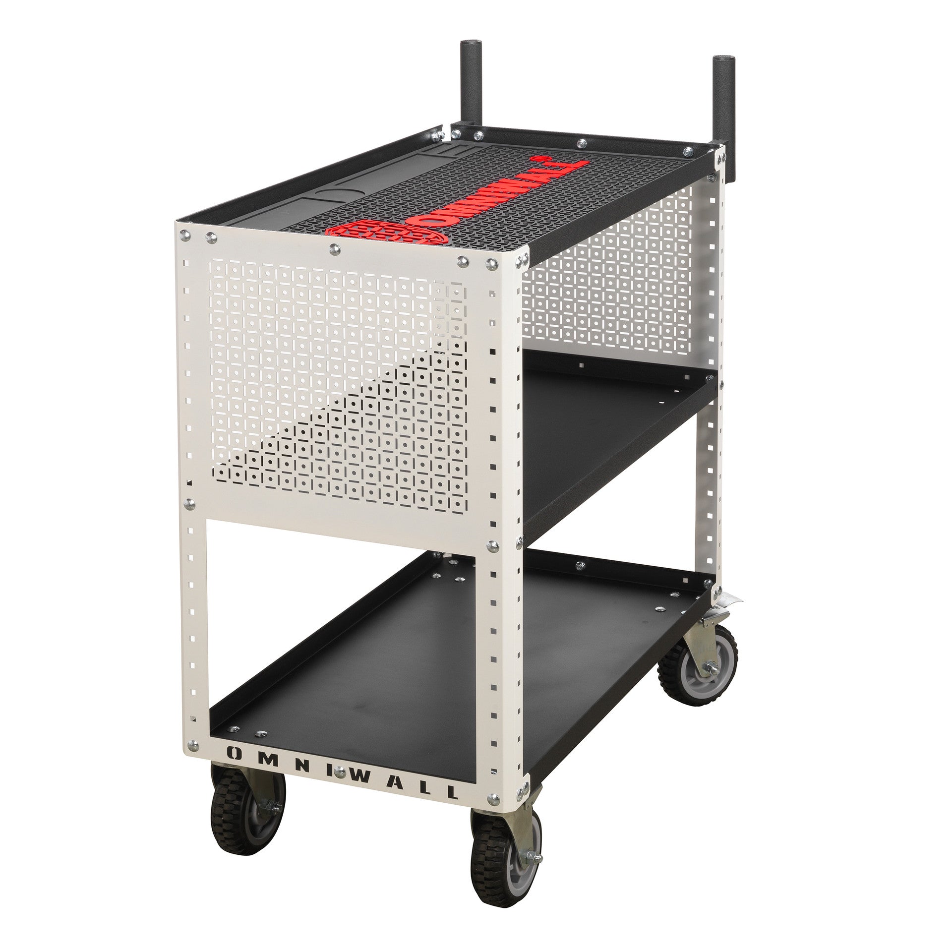 Heavy-Duty OmniCart Base Series in white and black