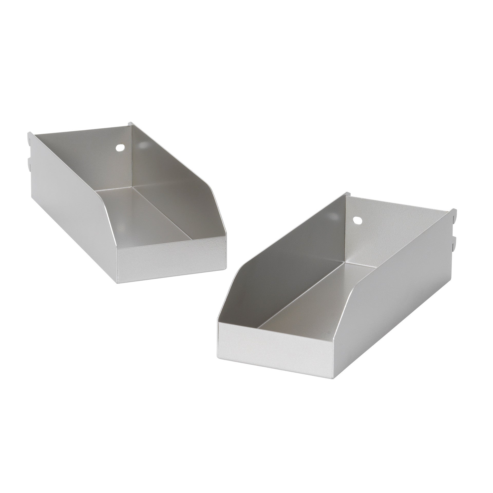 OmniWall Large Metal Storage Bins (2-Pack)