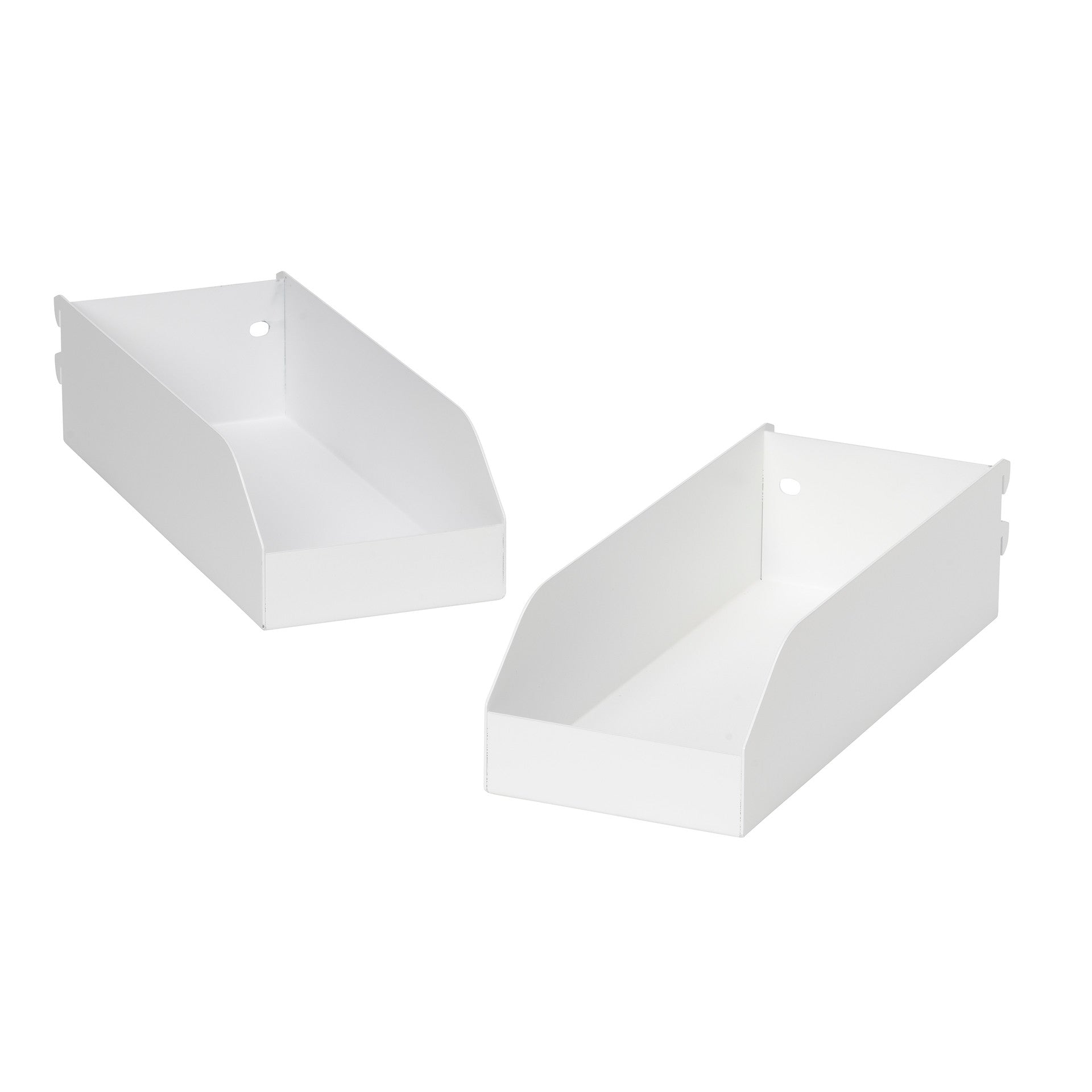 OmniWall Large Metal Storage Bins (2-Pack)