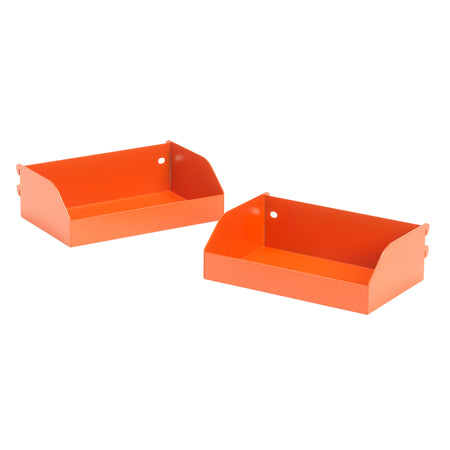 OmniWall Medium Metal Storage Bins (2-Pack)