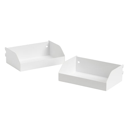 OmniWall Medium Metal Storage Bins (2-Pack)