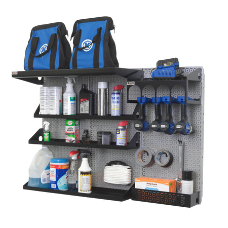 OmniWall 3 Panel Shelving & PowerTool Bundle