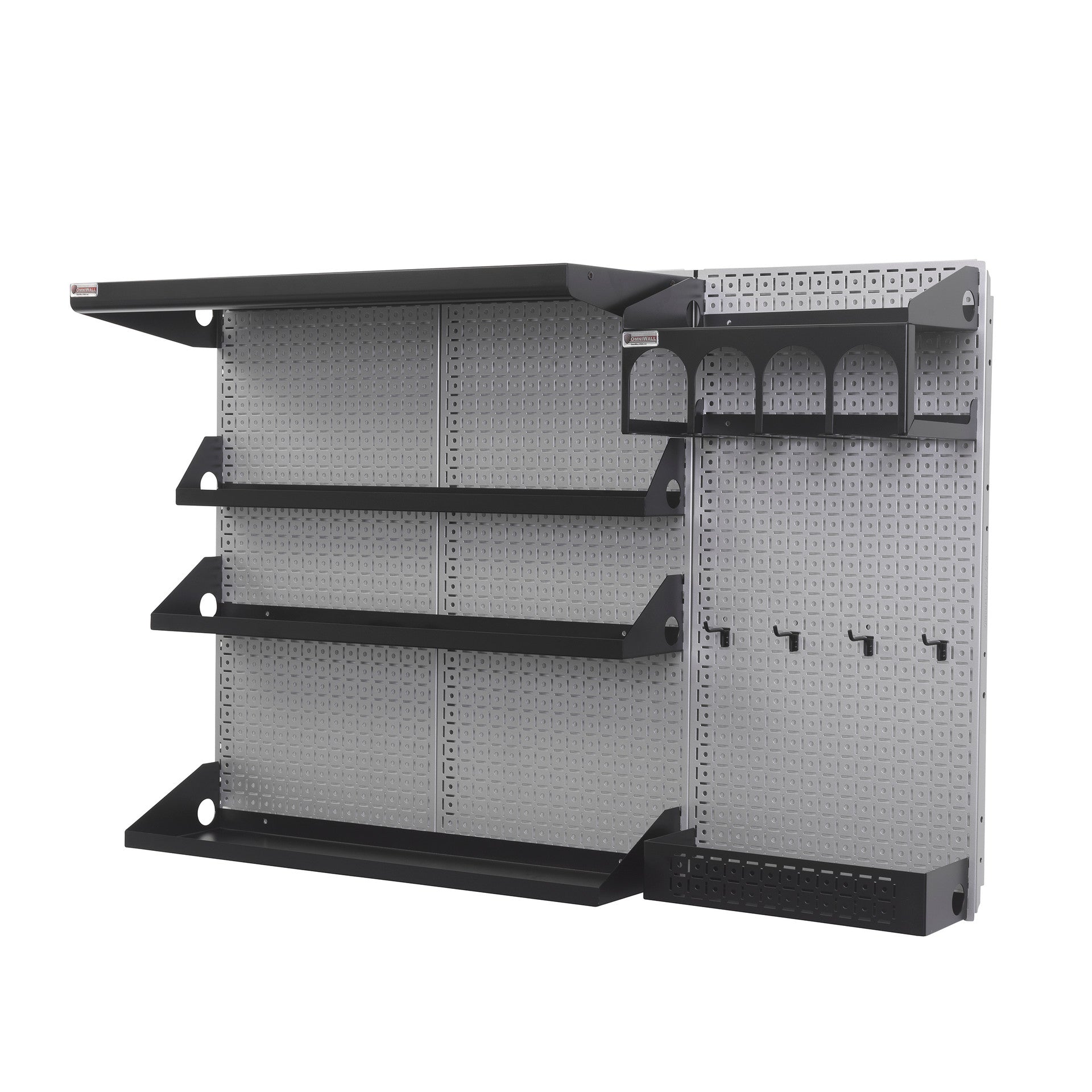 OmniWall 3 Panel Shelving & PowerTool Bundle