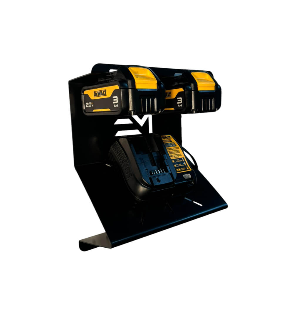 Charger and Battery Mount compatible with Dewalt 20V
