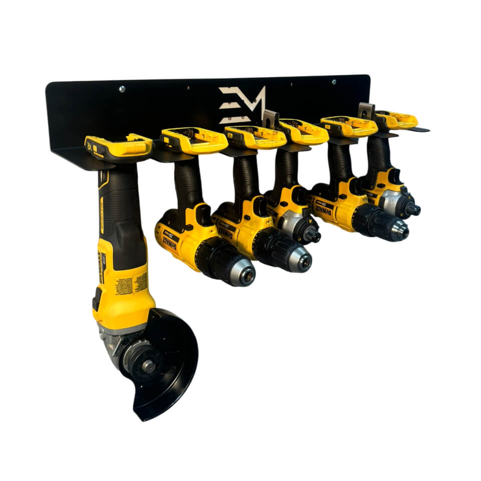 Elite Mounts 6-Slot Drill Organizer compatible with DeWalt 20v, photo 1 of 5