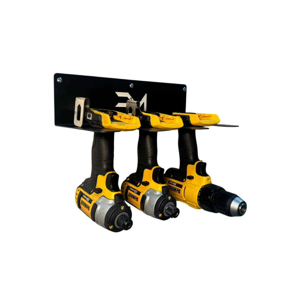 Elite Mounts 3-Slot Drill Organizer compatible with DeWalt 20v, photo 1 of 5
