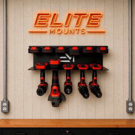 Elite Mounts Drill and Battery Shelf compatible with Bauer 20V, photo 5 of 5