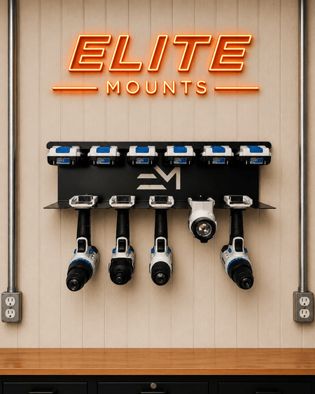 Elite Mounts Drill and Battery Shelf compatible Hart 20V, photo 5 of 5