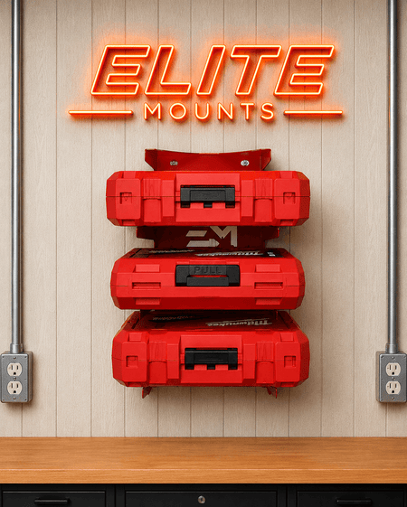Elite Mounts Drill Bit Storage Rack - Compatible with Milwaukee, photo 5 of 5