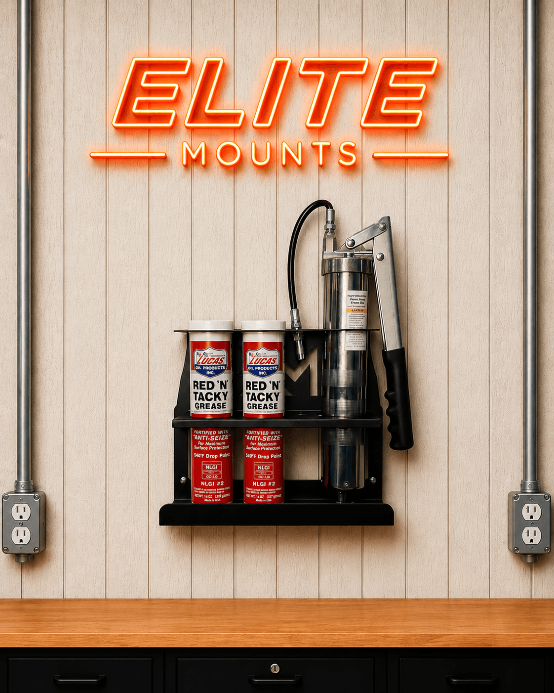 Elite Mounts Grease Gun Holder, photo 5 of 5