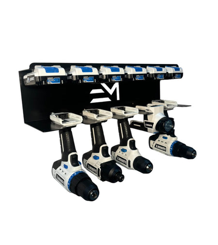 Drill and Battery Shelf compatible Hart 20V