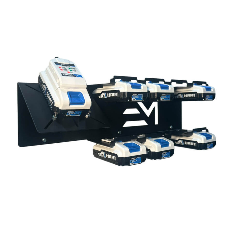 Elite Mounts Battery Organizer Charging Station compatible with Hart 20v, photo 1 of 5