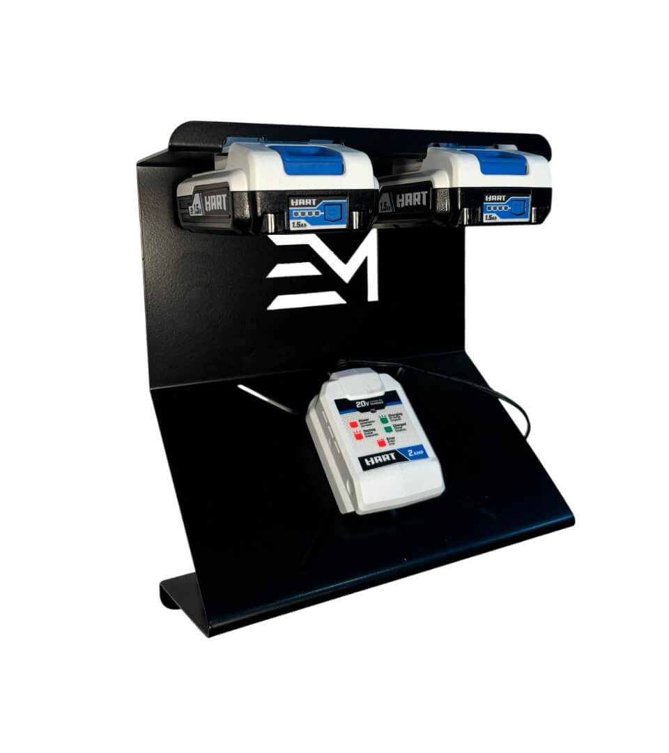 Elite Mounts Charger and Battery Mount compatible with Hart 20V, photo 1 of 4