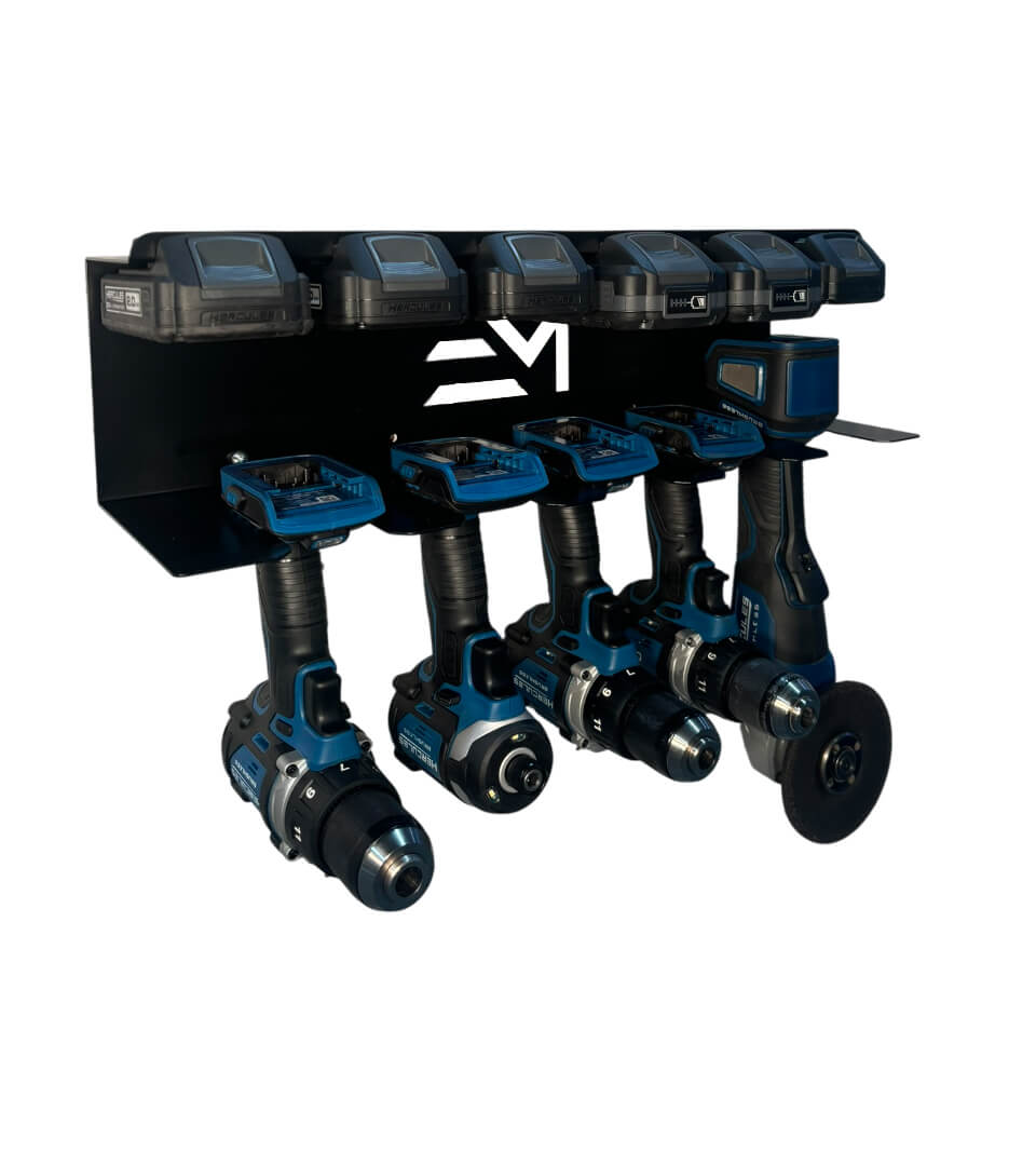 Drill and Battery Shelf compatible with Hercules 20V