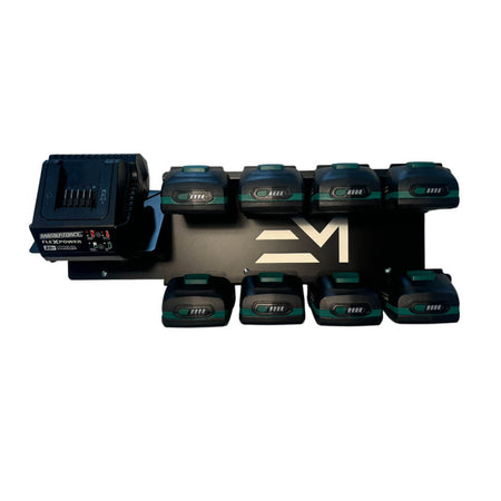 Elite Mounts Battery Organizer Charging Station compatible with Masterforce 20v, photo 3 of 5
