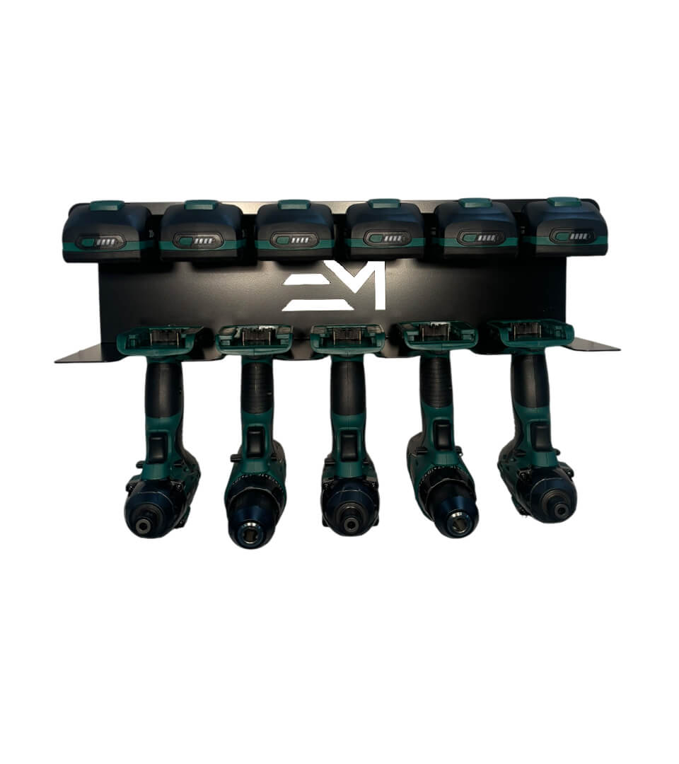 Drill and Battery Shelf compatible with Masterforce 20V