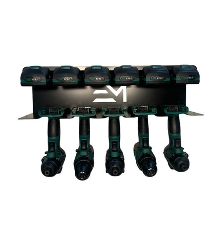 Drill and Battery Shelf compatible with Masterforce 20V