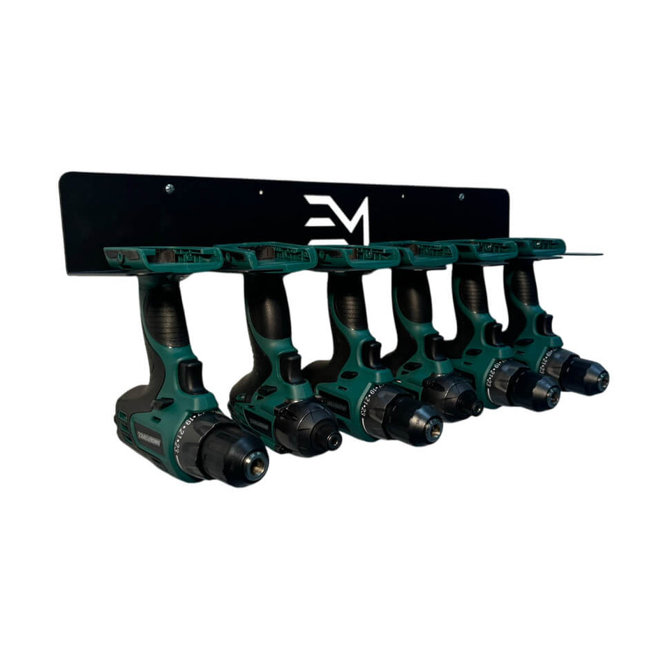 Elite Mounts 6-Slot Drill Organizer compatible with Masterforce 20v, photo 1 of 5