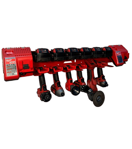 Battery and Drill Dual Charging Station – Compatible with Milwaukee 18v Battery