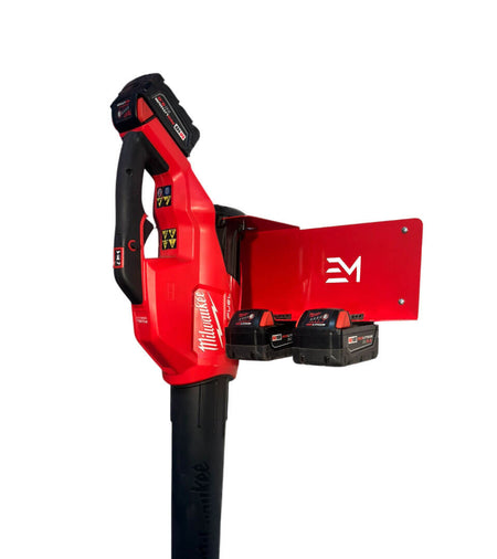 Leaf Blower and Battery Mount – Compatible with Milwaukee 18v Battery