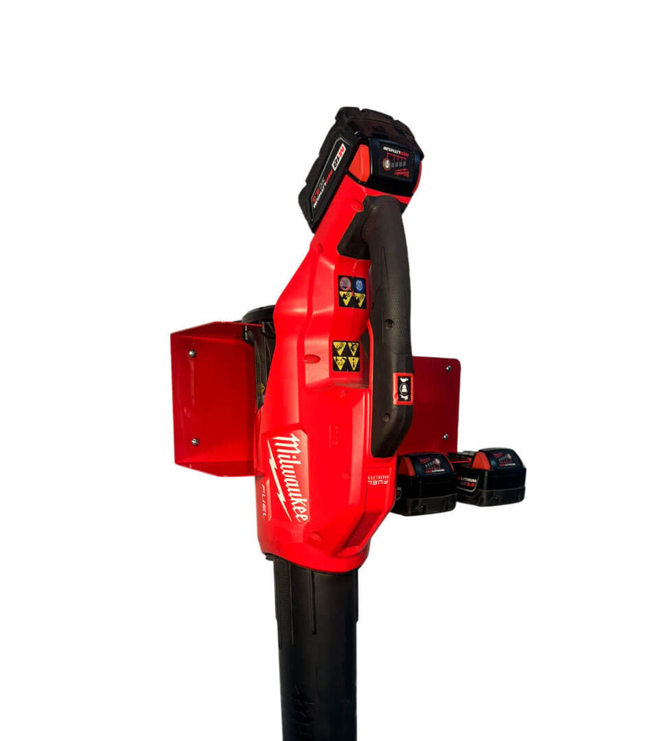 Leaf Blower and Battery Mount – Compatible with Milwaukee 18v Battery
