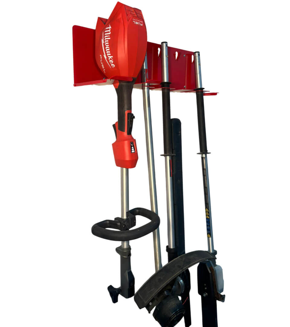 Trimmer and Attachments Storage Mount – Compatible with Milwaukee