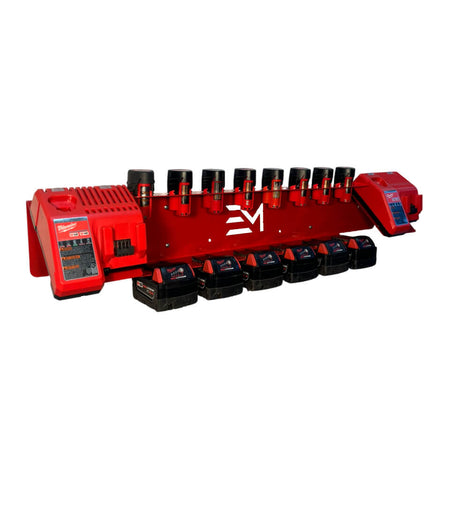Dual Battery Charging Station – Compatible with Milwaukee 12v,18v Battery