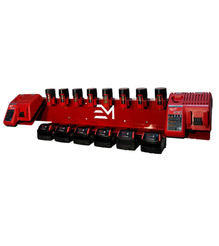Dual Battery Charging Station – Compatible with Milwaukee 12v,18v Battery