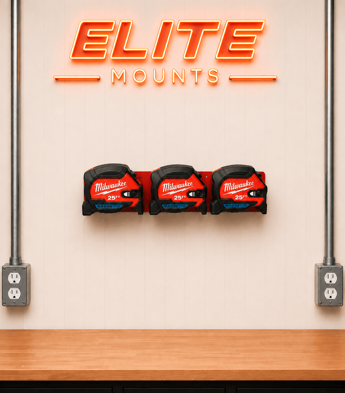 Elite Mounts Tape Measure Holder - Compatible with Milwaukee, photo 5 of 5