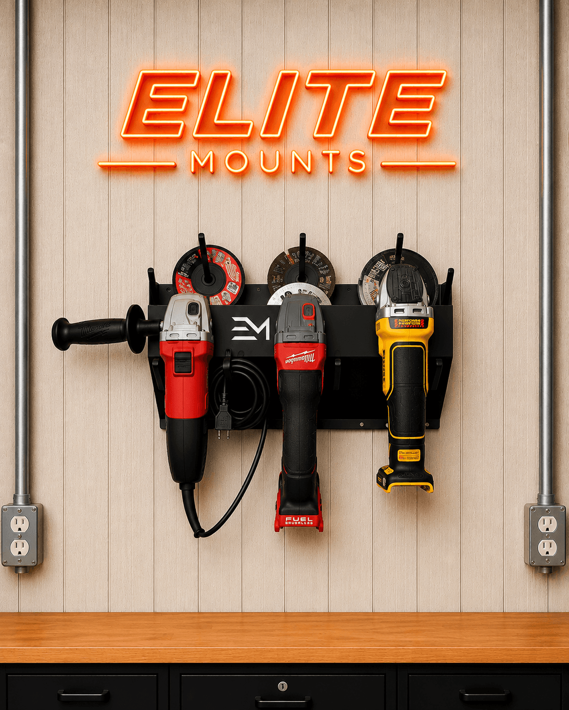 Elite Mounts Universal 4.5in Angle Grinder Holder, photo 5 of 5