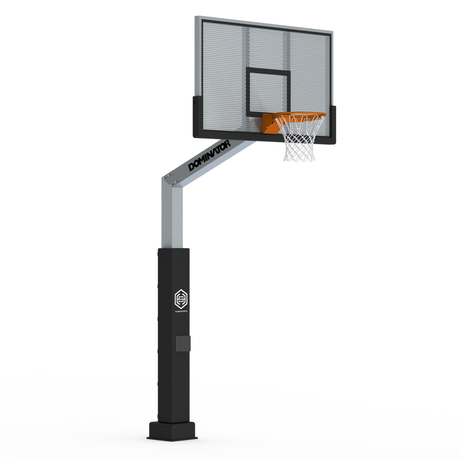 Dominator 72" Aluminum Shatter Proof Backboard Adjustable Basketball Hoop