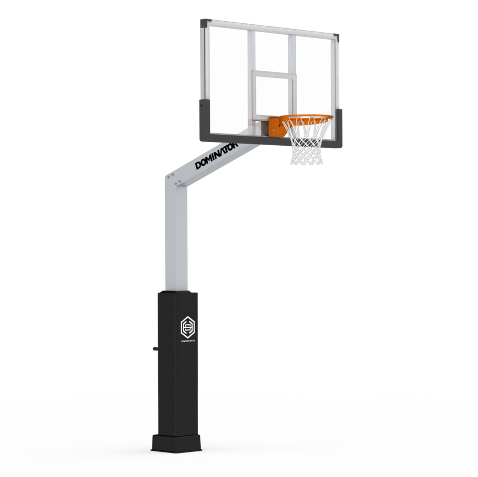 Dominator 72" Glass Backboard Adjustable Basketball Hoop